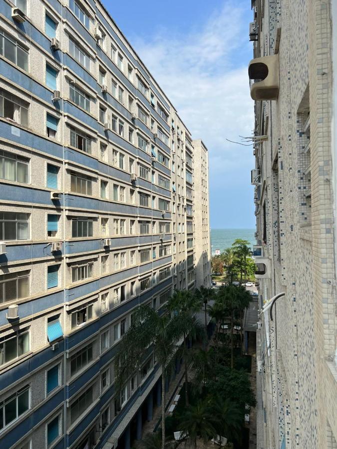Lindo Apartamento Em Frente A Praia - Santos Apartment Luaran gambar